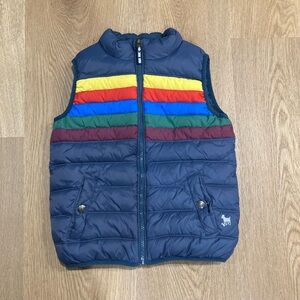 Kids 4T Striped Puffer Vest